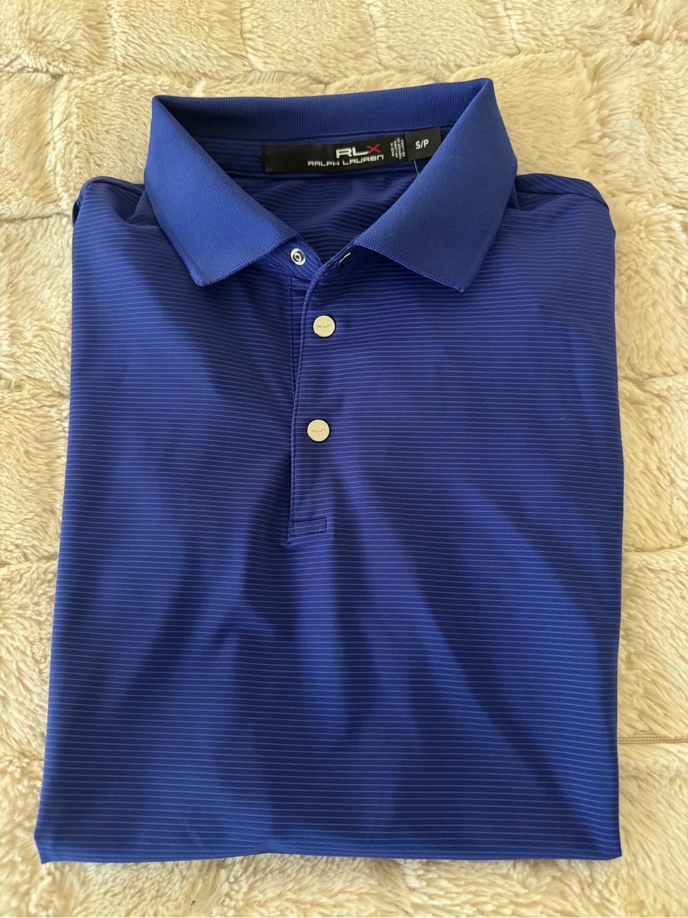 Ralph Lauren RLX Women’s Cobalt Blue Cap Sleeve top